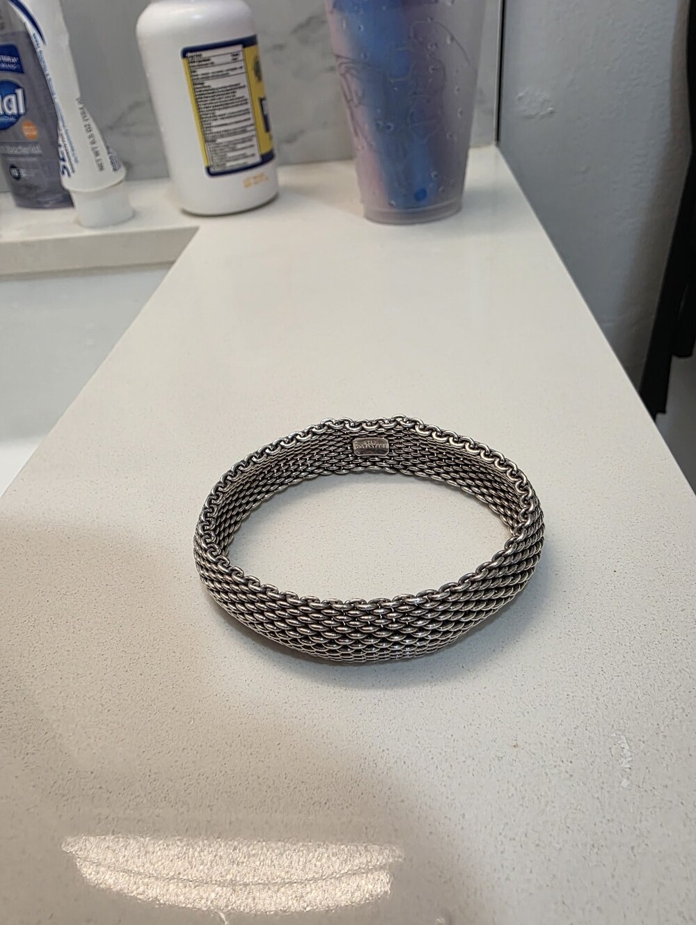 Tiffany & Co. Sterling Silver 925 Mesh Bracelet - Silver